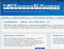 Tablet Screenshot of netex.ca