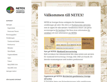 Tablet Screenshot of netex.se